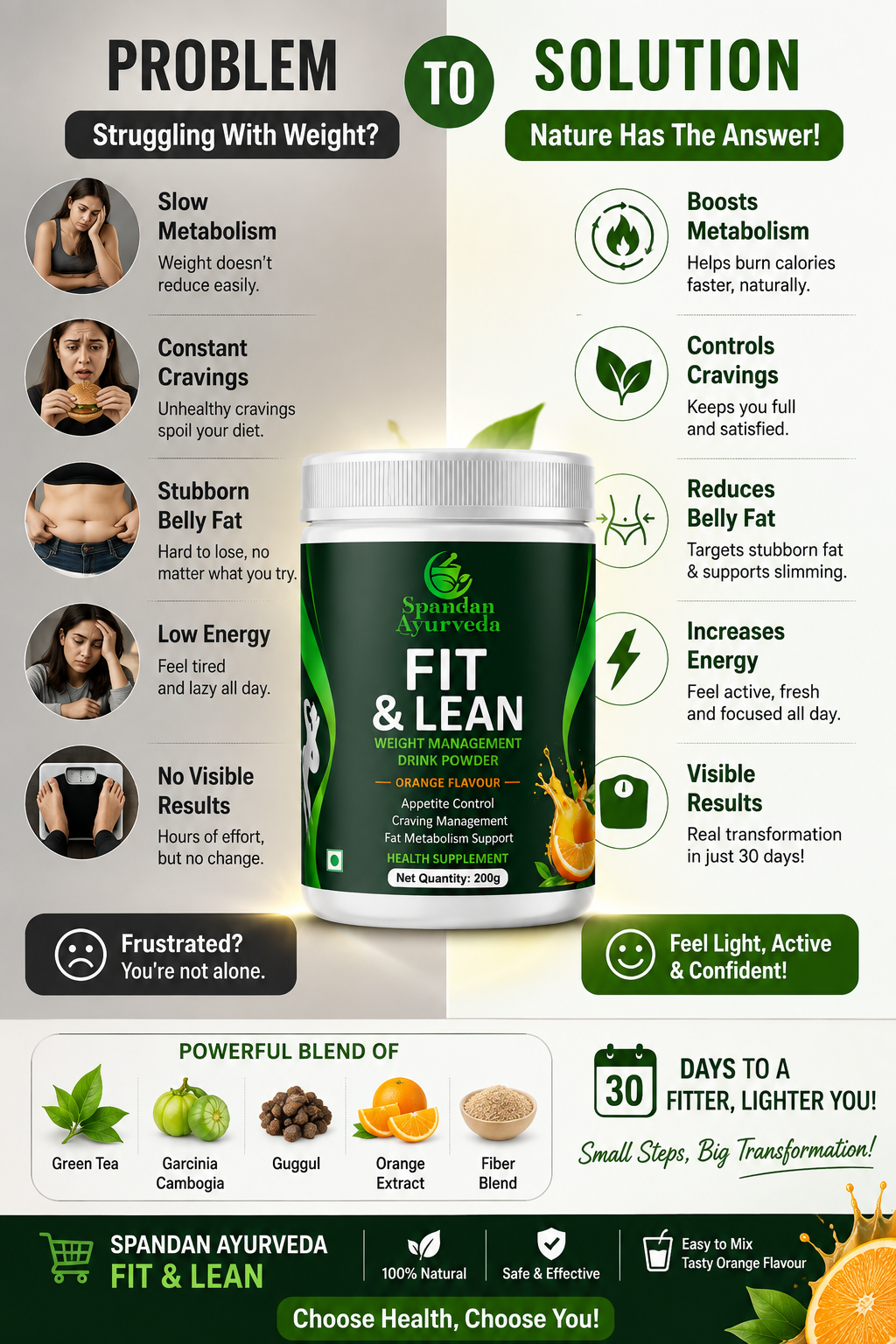 Fit & Lean Weight management powder