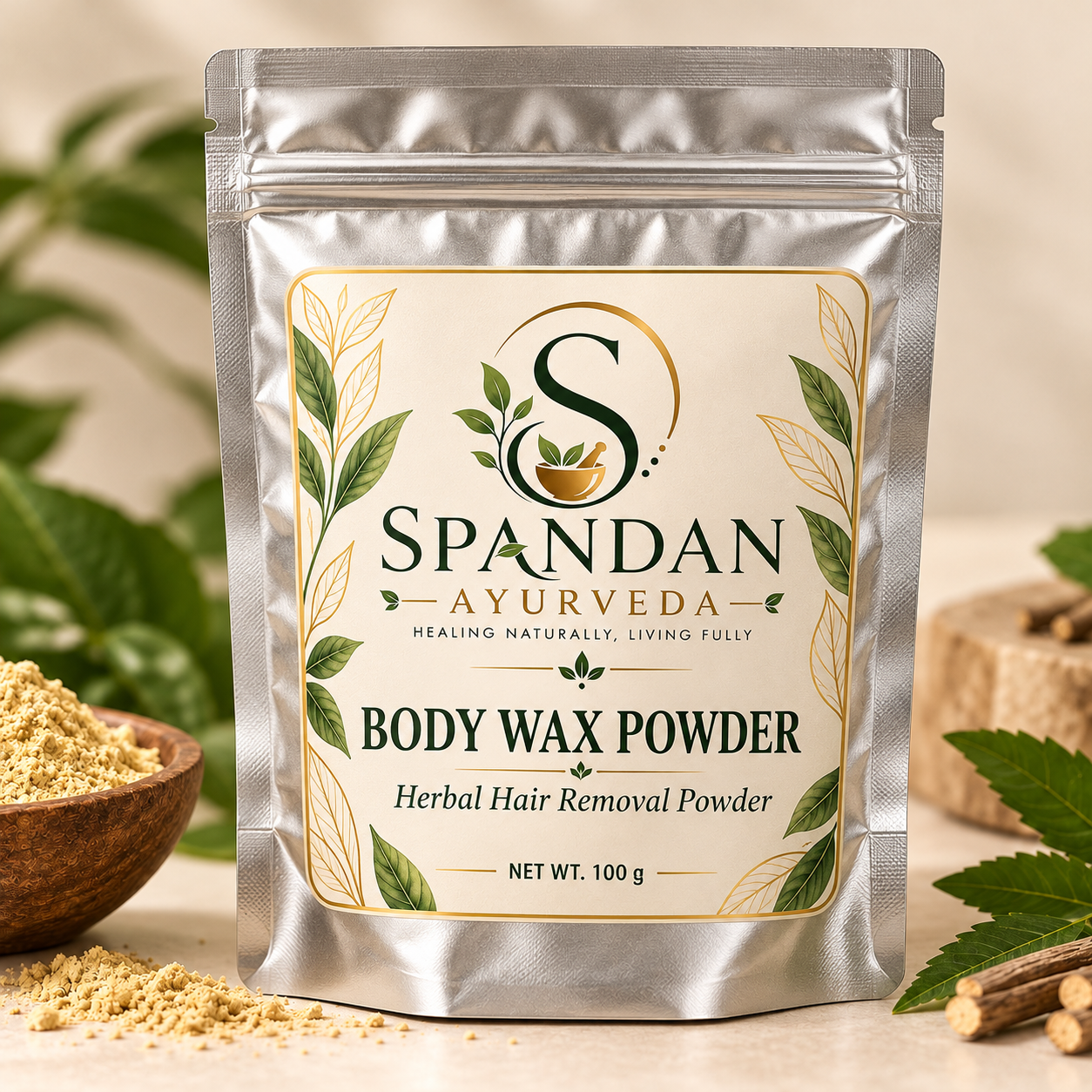 Herbal Body wax powder